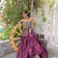 Kutchi Patchwork Tiered Lehenga