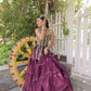 Kutchi Patchwork Tiered Lehenga