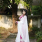 Embroidered Blooming Anarkali Gown Set with Dupatta