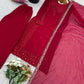 Designer Faux Georgette Embroidered Suit Set