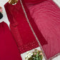 Designer Faux Georgette Embroidered Suit Set