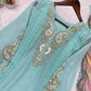 Sequin Paisley Scalloped Kurti Set