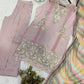 Sequin Paisley Scalloped Kurti Set