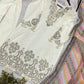 Sequin Paisley Scalloped Kurti Set