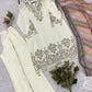 Sequin Paisley Scalloped Kurti Set