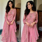 Dusty Rose Sequin Sharara Set