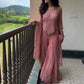 Dusty Rose Sequin Sharara Set