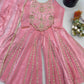 Dusty Rose Sequin Sharara Set