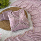 Mauve Fox Georgette Anarkali Gown Set with Dupatta