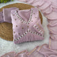 Mauve Fox Georgette Anarkali Gown Set with Dupatta