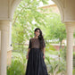 Kora Cotton Gota Patti Anarkali