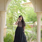 Kora Cotton Gota Patti Anarkali