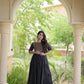 Kora Cotton Gota Patti Anarkali