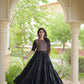 Kora Cotton Gota Patti Anarkali
