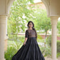 Kora Cotton Gota Patti Anarkali