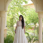 Kora Cotton Gota Patti Anarkali
