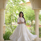 Kora Cotton Gota Patti Anarkali