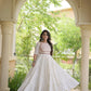 Kora Cotton Gota Patti Anarkali
