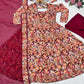 Multi-Color Muslin Embroidered Anarkali Suit with Dupatta