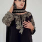 Sequin Floral Embroidered Sharara Set