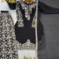 Sequin Floral Embroidered Sharara Set