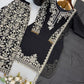 Sequin Floral Embroidered Sharara Set