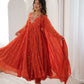 Mirror Sequin Embroidered Anarkali