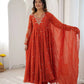 Mirror Sequin Embroidered Anarkali