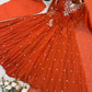 Mirror Sequin Embroidered Anarkali