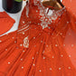 Mirror Sequin Embroidered Anarkali