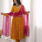 Star Sequin Embroidered Anarkali Set