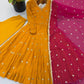 Star Sequin Embroidered Anarkali Set
