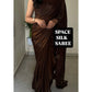Floral Beaded Silk Saree