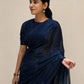 Floral Beaded Silk Saree
