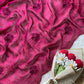 Floral Beaded Silk Saree