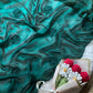 Floral Beaded Silk Saree