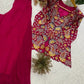 Sequin Paisley Peplum Sharara Set