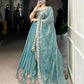 Zari Shimmer Embroidered Lehenga Set with Dupatta