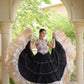 Rayon Kutchi Embroidered Lehenga Set