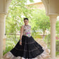 Rayon Kutchi Embroidered Lehenga Set