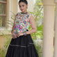 Rayon Kutchi Embroidered Lehenga Set