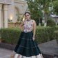 Rayon Kutchi Embroidered Lehenga Set