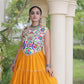 Rayon Kutchi Embroidered Lehenga Set