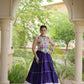 Rayon Kutchi Embroidered Lehenga Set