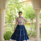 Rayon Kutchi Embroidered Lehenga Set