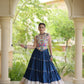 Rayon Kutchi Embroidered Lehenga Set
