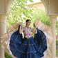 Rayon Kutchi Embroidered Lehenga Set