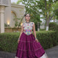 Rayon Kutchi Embroidered Lehenga Set
