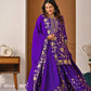 Heavy Chinnon Silk Embroidered Lehenga Set