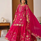 Heavy Chinnon Silk Embroidered Lehenga Set